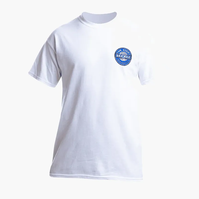 Sexwax Tee Quick Humps White Blue